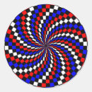 Buscar ilusión espiral pegatinas Negro