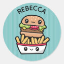 Buscar comida basura pegatinas Hamburguesa