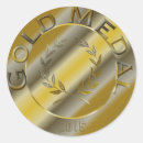 Buscar medalla de oro pegatinas Primero