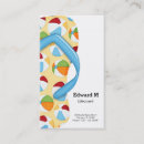 Buscar salvavidas tarjetas de visita Verano