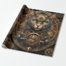 Buscar centinela papel de regalo Gatito