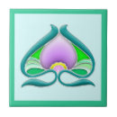 Buscar flores hermosas azulejos Vintage