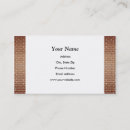 Buscar ladrillos tarjetas de visita Profesional