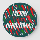 Buscar feliz navidad relojes de pared Verde
