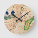 Buscar antique map relojes de pared Atlas