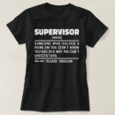Buscar supervisor camisetas Jefe