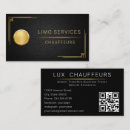 Buscar servicio limo tarjetas de visita Alquiler de coches