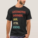 Buscar locomotora camisetas Ingeniero