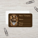 Buscar skull tarjetas de visita Horror