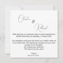 Buscar ceremonia privada postales Simple