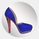 Buscar zapatos azules pegatinas Talón