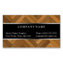 Buscar madera dura tarjetas de visita El solar