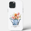 Buscar flores pintadas a mano iphone fundas General y unisex