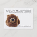 Buscar peluche tarjetas de visita Animal