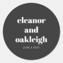 Buscar blanco y negro boda pegatinas Moderno