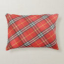 Buscar tartán cojines Blanco