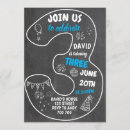 Buscar número 3 invitaciones Azul