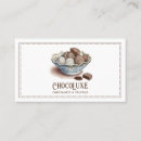 Buscar más chocolatier tarjetas de visita Postre