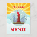Buscar vintage new york postales Estatua de la libertad