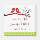 Buscar lovebirds invitaciones Rojo