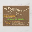 Buscar jurásico invitaciones de cumpleaños Velociraptor