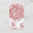 Buscar peony tarjetas de visita Elegante