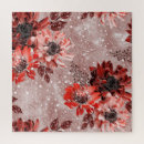 Buscar flores rojas puzzles Para ella