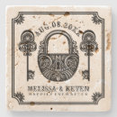 Buscar esqueleto posavasos Vintage