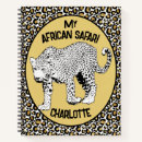 Buscar diseño del leopardo cuadernos Huella animal