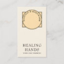Buscar healing tarjetas de visita Manos curativas