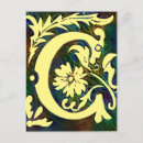 Buscar c inicial postales Monogramado