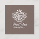 Buscar artesanías en madera tarjetas de visita General y unisex