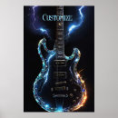 Buscar bajo eléctrico posters Instrumento