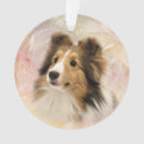 Buscar sable adornos Sheltie