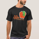 Buscar manzanas rojas camisetas Rojo
