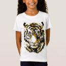 Buscar cara del tigre camisetas Para niños
