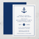 Buscar náutico fiesta compromiso invitaciones Elegante