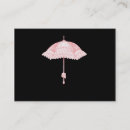Buscar parasol tarjetas de visita Vintage