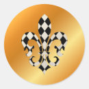 Buscar fleur de lis pegatinas Oro