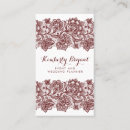 Buscar blanco rojo tarjetas de visita Belleza