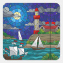 Buscar faro rojo pegatinas Mar