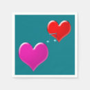 Buscar corazón musical servilletas Música