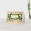 Buscar vintage tarjetas dia san patricio Trébol