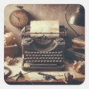 Buscar máquina de escribir antigua pegatinas Escritora