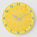 Buscar fruta del verano relojes de pared Cítricos