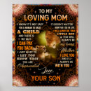 Buscar mujer y niño posters Para ella