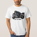Buscar viajar es vivir camisetas Motocicleta