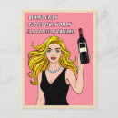 Buscar humor del vino postales Para ella