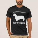 Buscar salchicha camisetas Perro del weiner