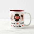 Buscar rey del karaoke tazas Cantante